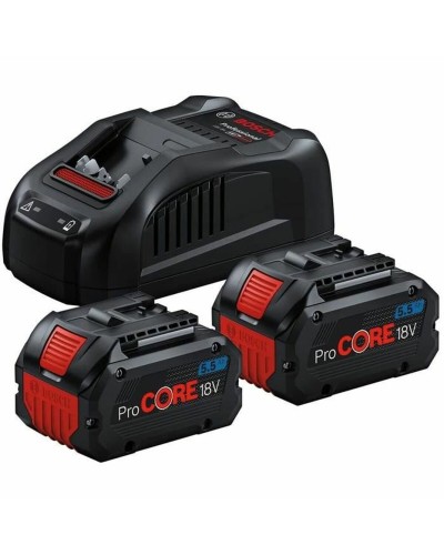 BOSCH ProCORE Batterie 18V 5.5Ah + Chargeur - Kit Professionnel Haute Performance
