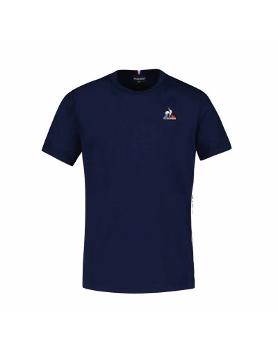 Le Coq Sportif Maglia Bambino N°1 Tricolore Azzurro - Cotone Sportivo
