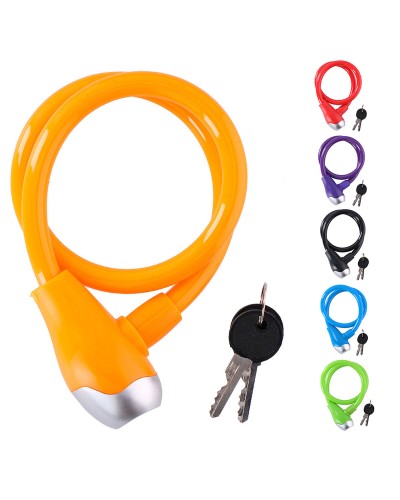 Kabel met slot Dunlop Ø 12 mm 65 cm