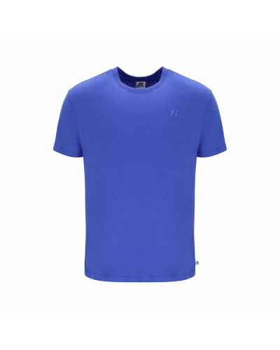Russell Athletic Maglia Uomo Azzurra A30011 - Maniche Corte Sportiva
