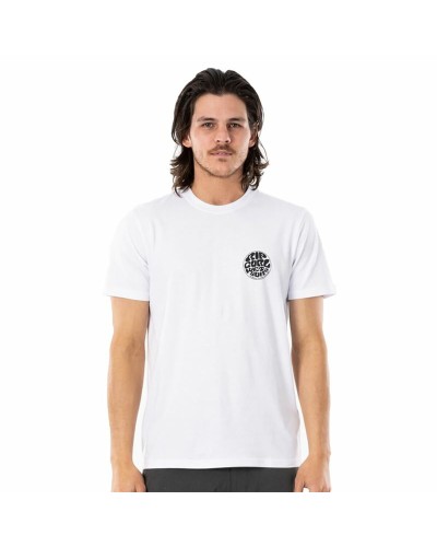 Rip Curl T-shirt Wettie Essential Blanche Homme - Manches Courtes Surf
