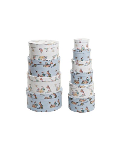 Stackable Boxes DKD Home Decor Cardboard City, 37.5 x 37.5 x 18 cm
