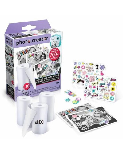 Carta Adesiva Instant Camera Canal Toys | 10 Fogli di Adesivi Divertenti