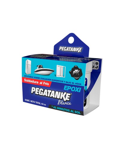 PEGATANKE Époxy Blanc pour Soudure à Froid, 44 ml
