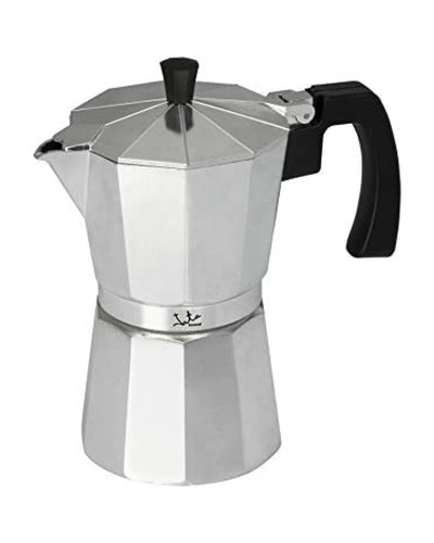 JATA CCA6: Cafetera Italiana Plata 6 Tazas Aluminio
