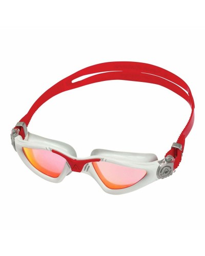 Aqua Sphere Kayenne Swim Goggles - Clear Lens, Red - One Size
