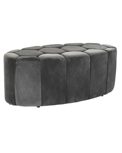 Panca Moderna DKD Home Decor | Legno MDF Grigio | 125 x 53 x 46,5 cm | Arredo Domestico