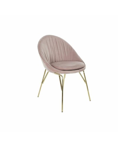 Keukenstoel DKD Home Decor Roze Gouden 60 x 60 x 85 cm