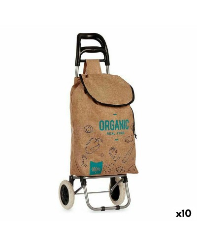 Brauner Bio-Eimer 3,3 L (10 Stück) für Lagerung und Transport
