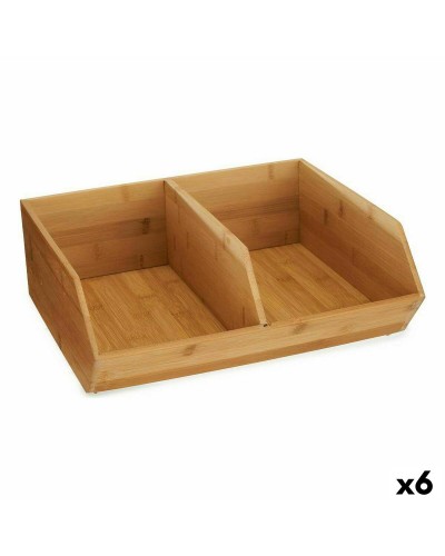 Bamboo Stackable Organizer of 34.5 x 13 x 31 cm (6 Units)
