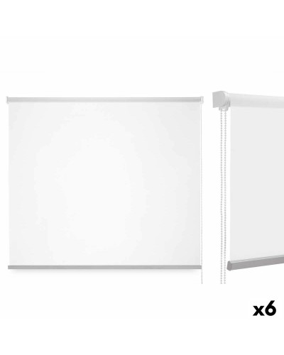 Store Enrouleur Blanc en Plastique 150 x 180 cm (6 Pièces)
