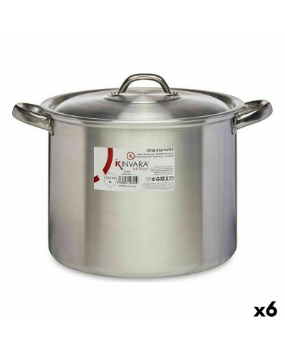 Kannellinen vuoka Ø 24 cm Hopeinen Alumiini (6 osaa)