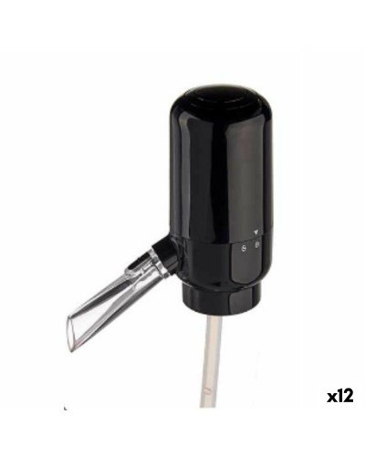 Distributeur Électrique Automatique de Silicone ABS, Noir, 5 x 11 x 10 cm (Paquet de 12)
