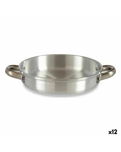Padella Argentata in Alluminio da 20 cm (Confezione da 12)