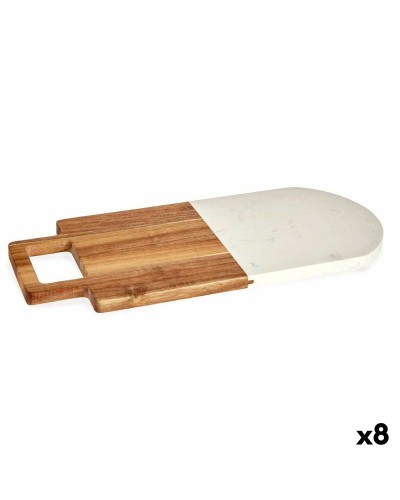 Marble and acacia wood cutting board | 18x1.5x38cm | Cutting and Portioning
