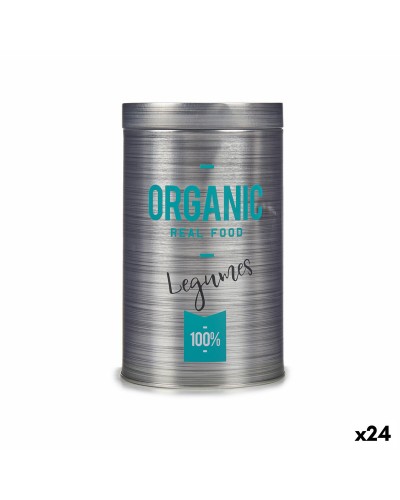 Burk Organic Baljväxter Grå Tenn 10,4 x 18,2 x 10,4 cm (24 antal)