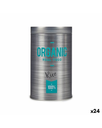 Purkki Organic Harmaa Tina 10,4 x 18,2 x 10,4 cm (24 osaa)