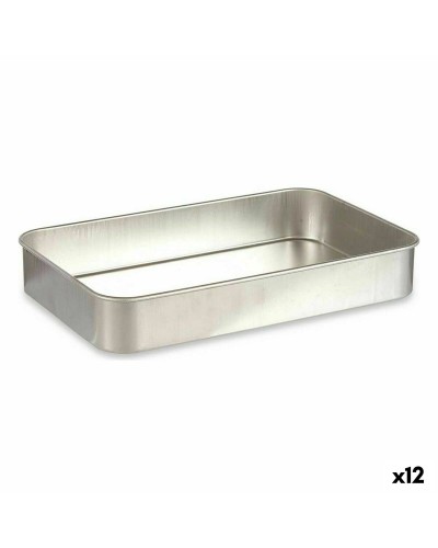 Ugnsbleck Silvrig Aluminium 41 x 6,5 x 26 cm (12 antal)