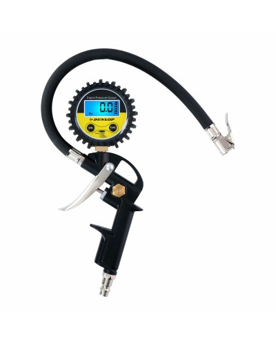 Ilmapumppu painemittarilla Dunlop Digitaalinen