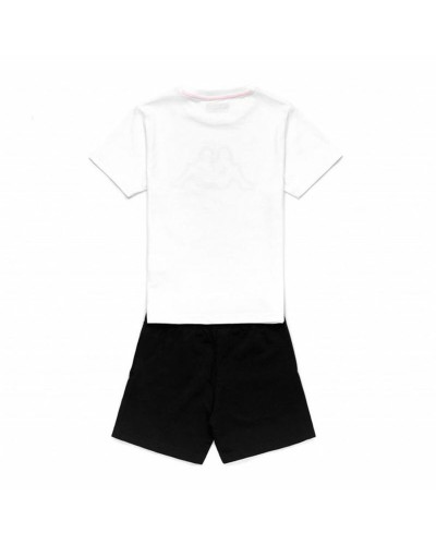 Kappa Balme Kids White Sportswear Set - Football Training Suit
