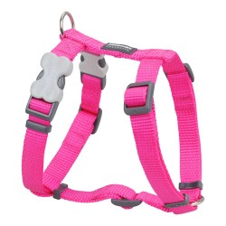 Harnais pour Chien Red Dingo Lisse, Taille 25-39 cm, Couleur Fuchsia
