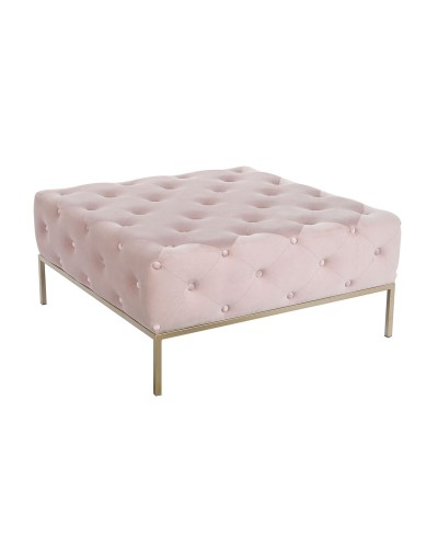 Rose Gold Bench DKD Home Decor - 100 x 100 x 45 cm, Metal
