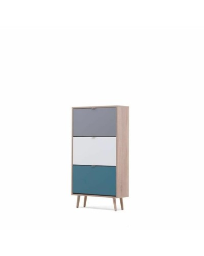 Tomasella High Shoe Cabinet 70x24x127 cm for 60 Pairs of Shoes
