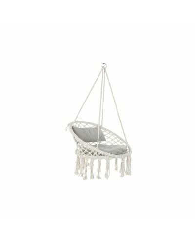 DKD Home Decor Hammock Beige Grey Garnet 82x62x123cm - Garden Relaxation
