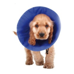 KVP EZ Soft Halskragen für Hunde, Blau (18-38 cm)

