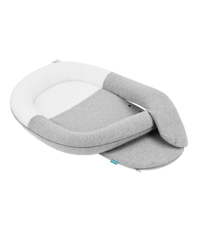 Babymoov Cocon Ergonomisches Babykissen – Weiß/Grau – Anti-Plagiozephalie-Kissen
