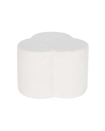 DKD Home Decor Reposapiés Blanco, 53 x 53 x 40 cm, Comodidad y Estilo para Salones y Dormitorios
