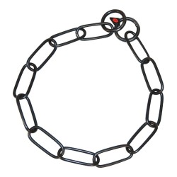 Collier pour chien Sprenger noir, mailles de 59 cm pour sécurité et contrôle.
