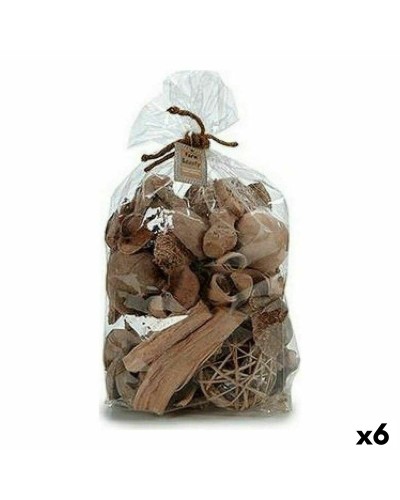 Fiori Artificiali Marroni (Set di 6) - Bouquet Decorativi per Matrimoni, Eventi, Arredamento Casa