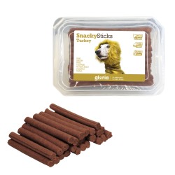 Friandises pour chiens Gloria Snackys Sticks : bâtonnets croustillants au poulet et à la dinde (800 g)
