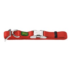 Collare Antistrappo Hunter Basic Alu-Strong Rosso, Taglia L (45-65 cm)