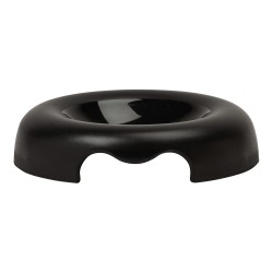 Ciotola per Gatti United Pets Kitty, Nero, Diametro 18 cm, Ideale per Cibo e Acqua