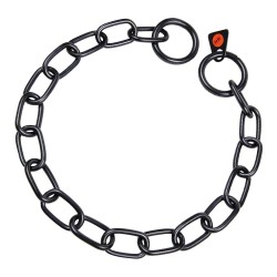 Collier pour chien HS Sprenger, noir, 3 mm, mailles semi-longues (61 cm)
