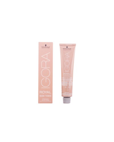 Permanent hårfäg - creme Schwarzkopf Igora Royal Nude Tones Nº 4.46 (60 ml)
