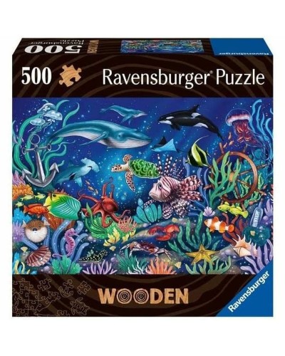 Puzzle Ravensburger Mondo Marino Colorato, 500 Pezzi, Alta Qualità
