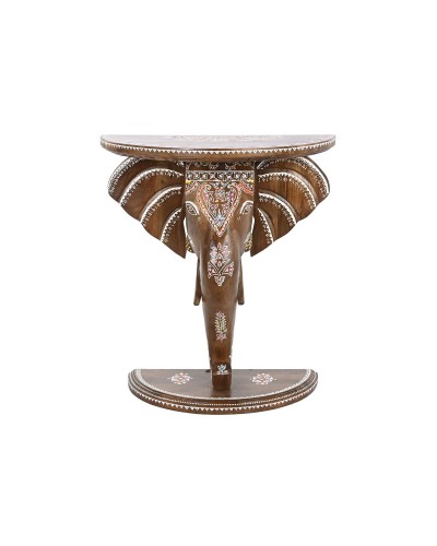 Console DKD Home Decor en Bois de Manguier Multicolore, 68 x 34 x 78 cm - Table d'Entrée pour Salon

