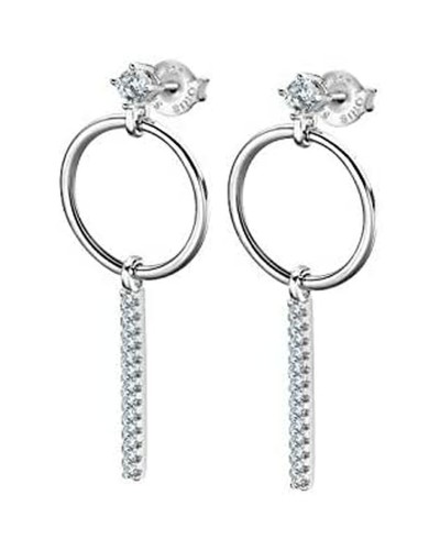 Lotus Pendientes Mujer LP3062-4/1 Plata, Diseño Elegante
