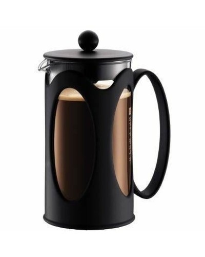 Bodum Cafetière à Piston 1L Noire - French Press Parfaite
