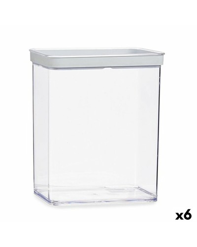 Vases Transparents en Silicone et ABS de 3,3 L - Lot de 6

