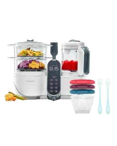 Babymoov Nutribaby+ Multifunktions-Küchenmaschine 6 in 1 - Dampfgaren & Pürieren

