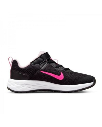 Nike Revolution 6 DD1095: Black Kids' Sports Shoes - Great for Running
