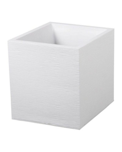 EDA Square Pot in Anthracite Grey Plastic, 5 cm
