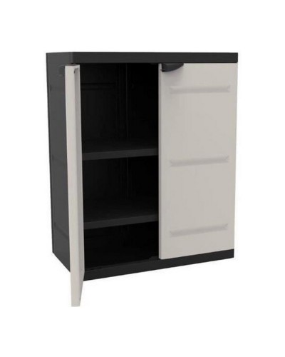 Armoire Plastiken 70 x 44 x 88 cm - Robuste, Imperméable et Polyvalente
