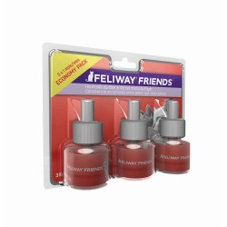Ceva Friends Éliminateur d'Odeurs pour Chats - 3 Recharges de 48 ml
