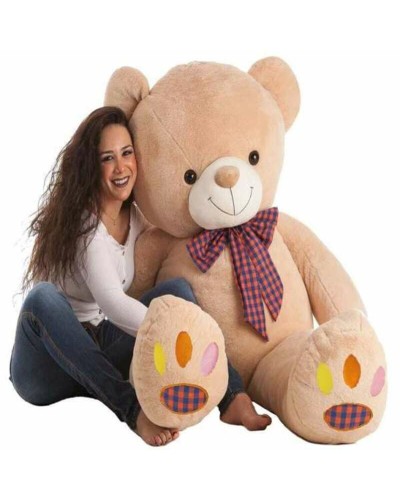 Peluche Ours Footprints Géant 145cm - Doux Ours en Peluche Câlin
