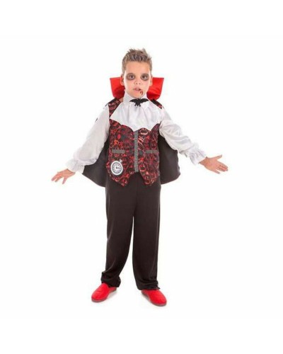 Costume Vampire Enfant 7-9 Ans (4 Pièces) - Déguisement Halloween
